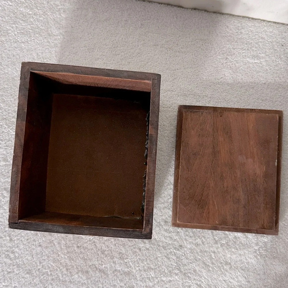 Vintage Wood Small Tea Canister - Picture 3 of 9